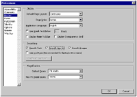 Adobe Reader© Preferences screenshot